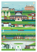 Load image into Gallery viewer, Lea Montage, Preston poster print