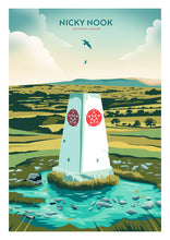 Load image into Gallery viewer, Nicky Nook, Near Scorton, Lancashire Travel poster