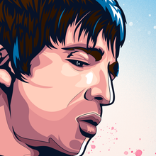 Load image into Gallery viewer, Noel Gallagher Oasis Portrait print