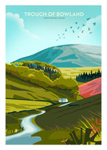 Load image into Gallery viewer, Trough of Bowland, Forest of Bowland, Lancashire Travel poster