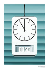 Load image into Gallery viewer, Preston Bus Station clock Poster Print