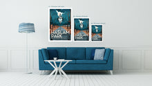 Load image into Gallery viewer, Haslam Park in Preston Vintage Travel Poster Print