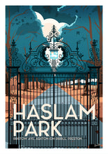 Load image into Gallery viewer, Haslam Park in Preston Vintage Travel Poster Print