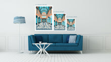 Load image into Gallery viewer, Miller Arcade in Preston Vintage Travel Poster Print
