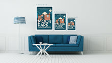 Load image into Gallery viewer, Moor Park Observatory in Preston Vintage Travel Poster Print