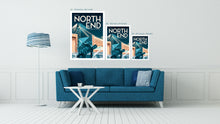 Load image into Gallery viewer, Preston North End Deepdale Stadium Vintage Travel Poster Print
