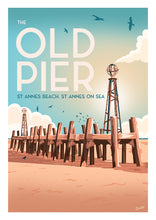 Load image into Gallery viewer, The Old Pier St Annes Poster Print