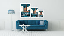 Load image into Gallery viewer, Tulketh Mill in Preston Vintage Travel Poster Print