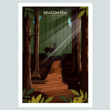 Load image into Gallery viewer, Beacon Fell Country Park, Goosnargh, Lancashire Travel Poster Print