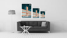 Load image into Gallery viewer, Old Docks House Preston Vintage Travel Poster Print