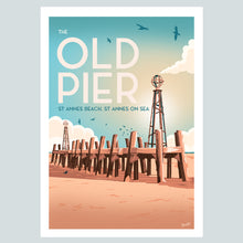 Load image into Gallery viewer, The Old Pier St Annes Poster Print
