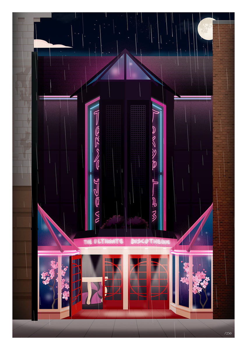 Tokyo Jo's Nightclub in Preston Poster Print – DaveRobshop