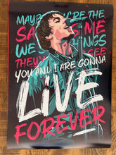 Load image into Gallery viewer, Live Forever, Oasis Poster Print
