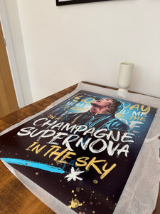 Champagne Supernova, Oasis Poster Print