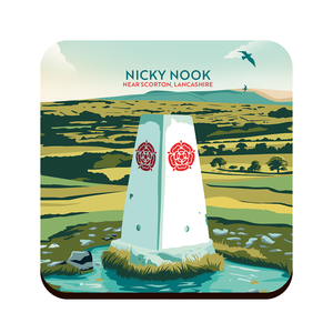Nicky Nook, Near Scorton Drinks Coaster
