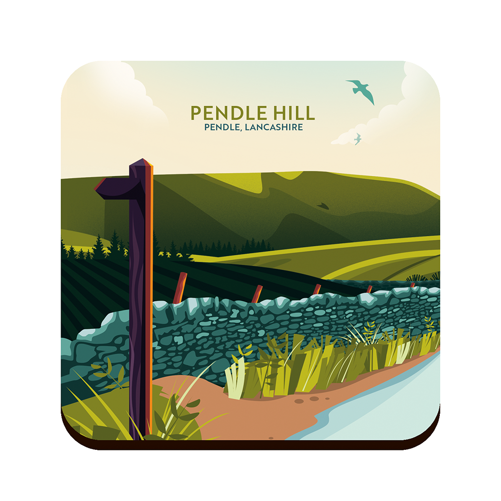 Pendle Hill Drinks Coaster