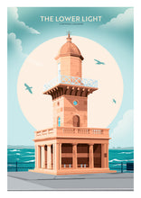 Load image into Gallery viewer, The Lower Light, Fleetwood, Lancashire Travel poster
