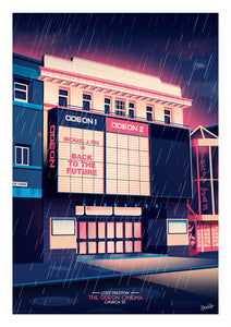 The Odeon Cinema, Church St. Preston TravelPoster Print