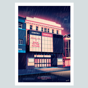 The Odeon Cinema, Church St. Preston Travel Poster Print