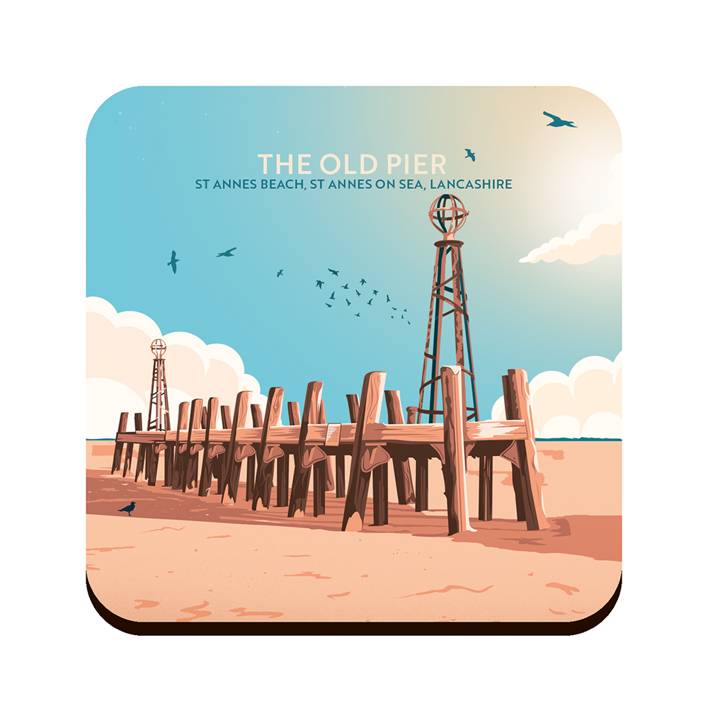 The Old Pier, St Annes Drinks Coaster