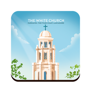 The White Church, Fairhaven Drinks Coaster