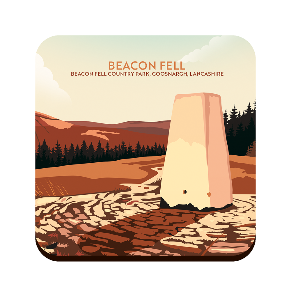 Beacon Fell Summit Drinks Coaster