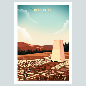 Beacon Fell Summit Travel poster