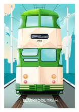 Load image into Gallery viewer, Blackpool Tram Travel poster
