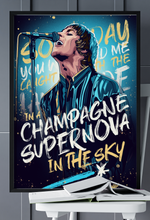 Load image into Gallery viewer, Champagne Supernova, Oasis Poster Print
