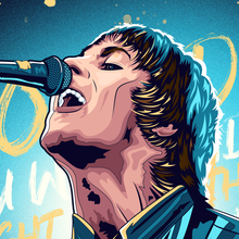 Load image into Gallery viewer, Champagne Supernova, Oasis Poster Print

