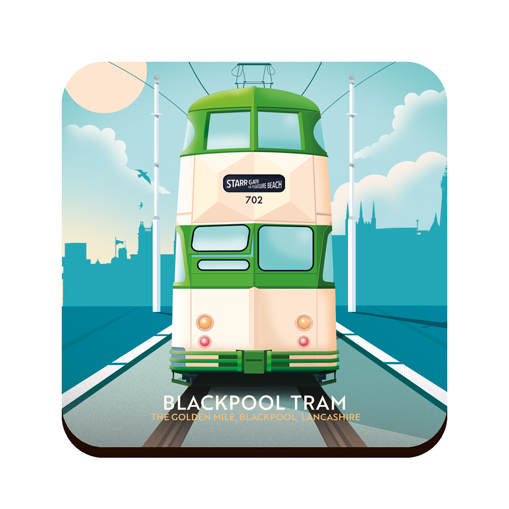 Blackpool Tram, Fylde Coast Drinks Coaster