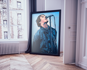 Liam Gallagher Oasis Portrait print