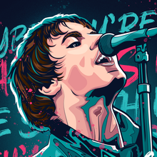 Load image into Gallery viewer, Live Forever, Oasis Poster Print
