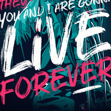 Load image into Gallery viewer, Live Forever, Oasis Poster Print
