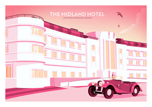 The Midland Hotel, Morecambe, Lancashire Travel poster