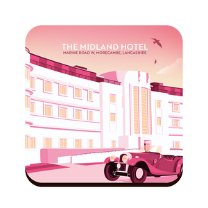 The Midland Hotel, Morecambe Drinks Coaster