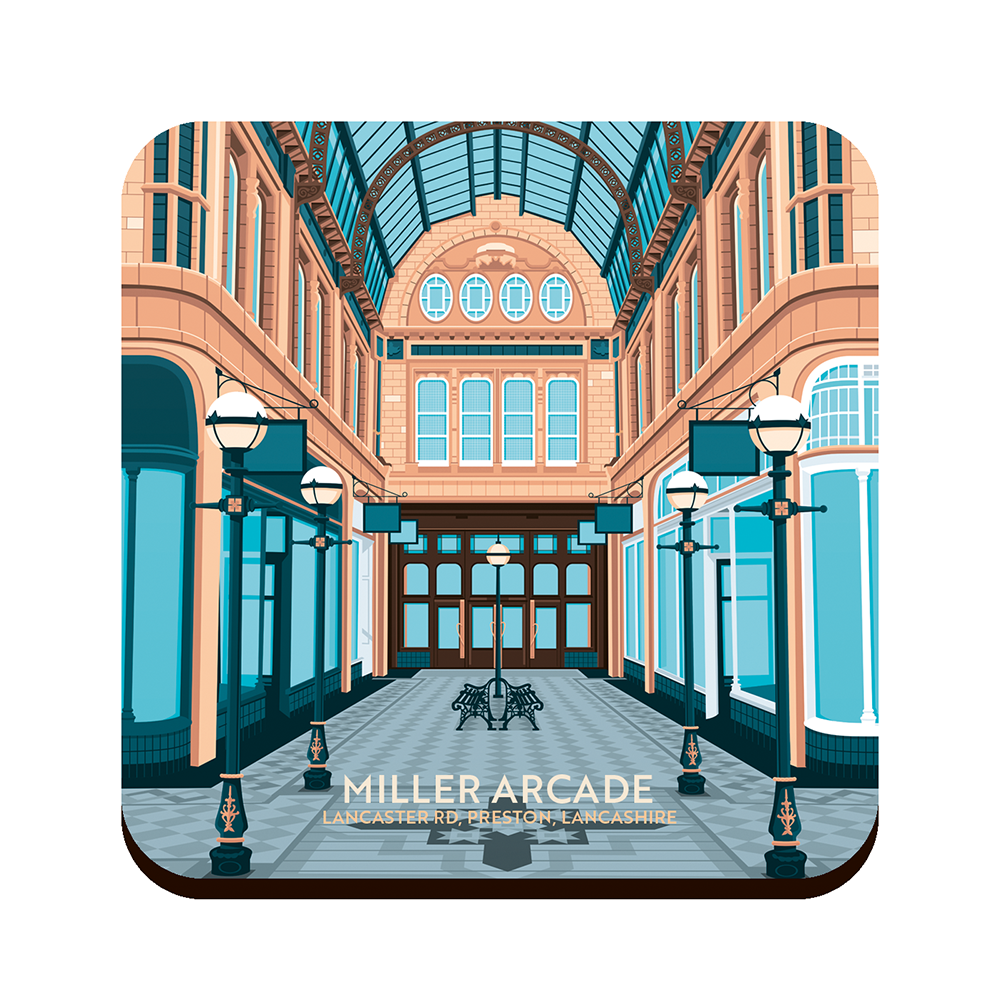 Miller Arcade, Preston Drinks Coaster