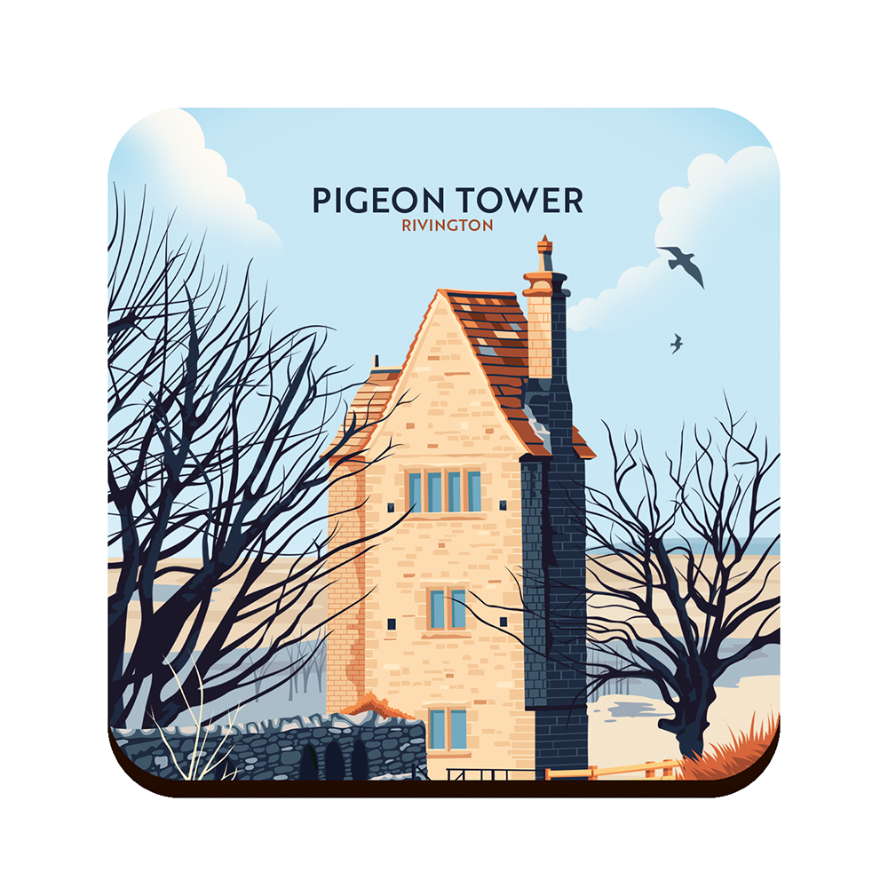 Pigeon Tower, Rivington Drinks Coaster
