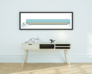 Preston Bus Station Panoramic Poster Print