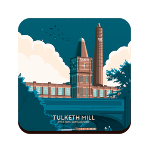 Tulketh Mill, Preston Drinks Coaster