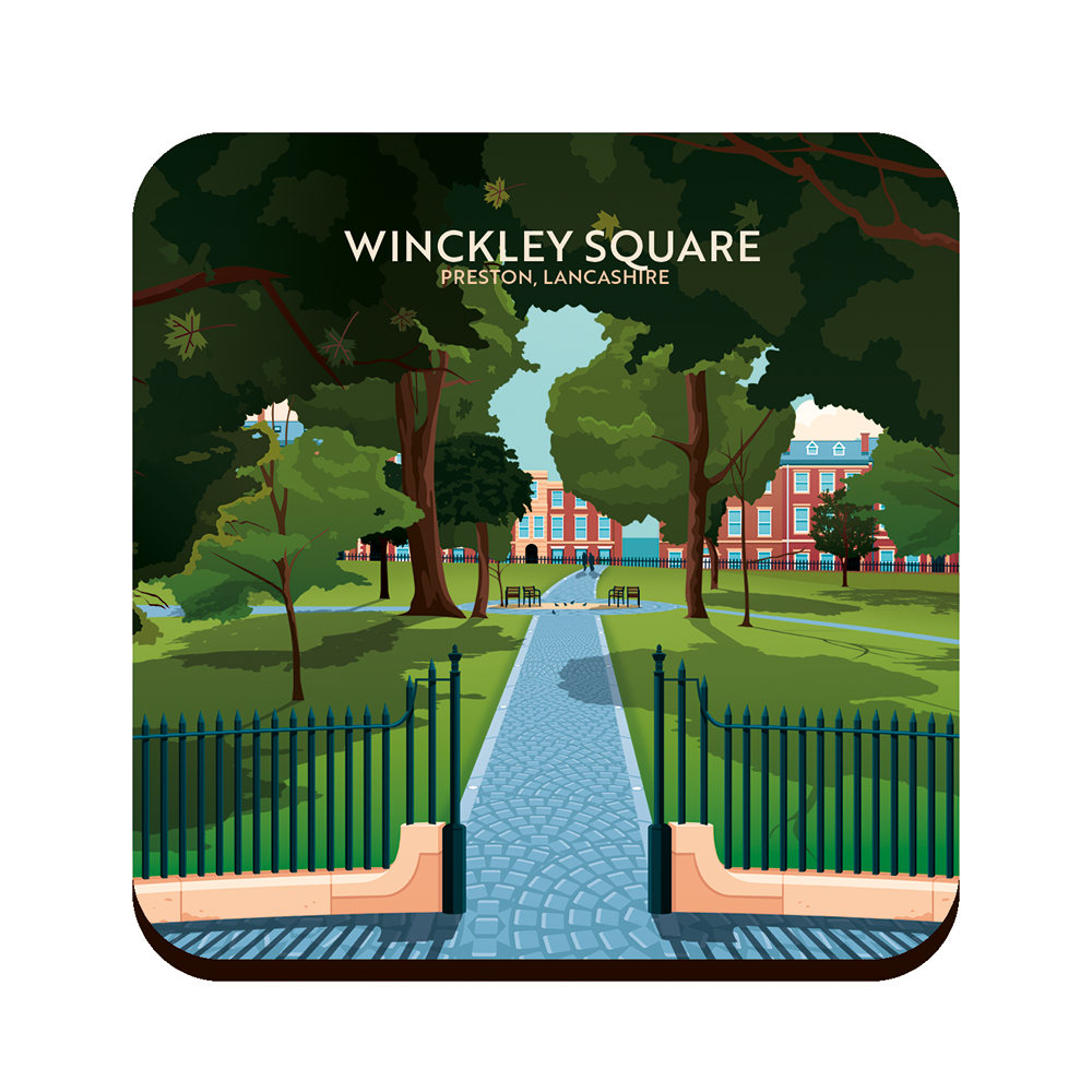 Winckley Square, Preston Drinks Coaster