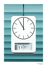 Load image into Gallery viewer, Preston Bus Station clock Poster Print
