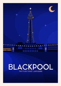 Blackpool A3 print