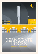 Load image into Gallery viewer, Deansgate Locks A3 Manchester print
