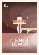 Load image into Gallery viewer, Pennine Tower (forton services) print
