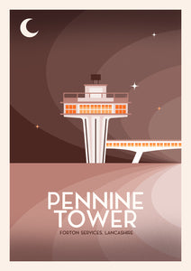 Pennine Tower (forton services) print