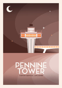 Pennine Tower (forton services) print