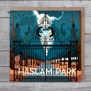 Haslam Park Preston greetings card