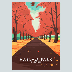 Haslam Park Preston Poster Print