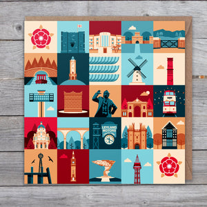 Iconic Lancashire Greetings Card
